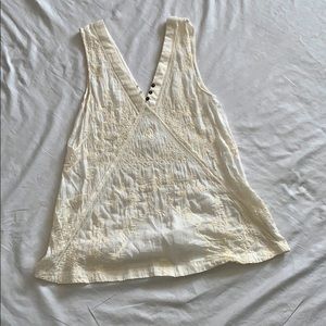 Free people cream top